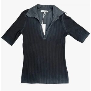 Cotton Citizen Black Short Sleeve Top